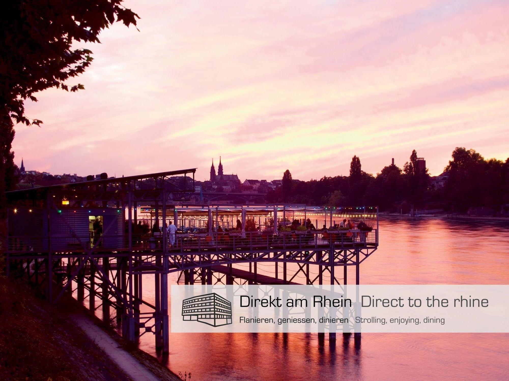 Dasbreitehotel Am Rhein Basel Exterior photo